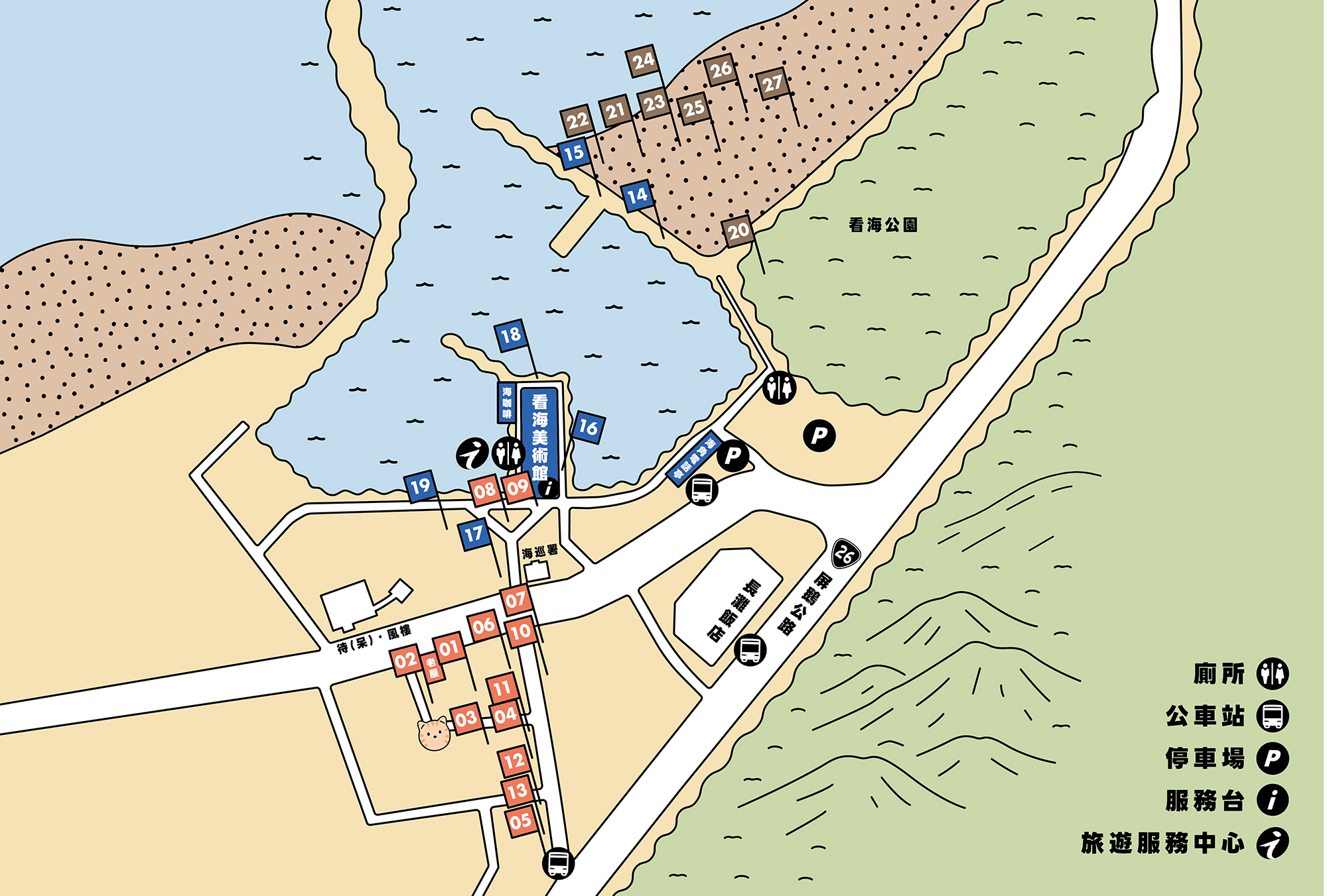 [屏東 車城] 2025落山風藝術季 看！海口 村落/沙灘/港灣展區一次看 & 看海美術館 劉棟的當令風景個展